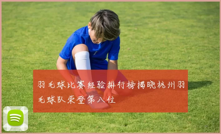 羽毛球比赛经验排行榜揭晓杭州羽毛球队荣登第八位